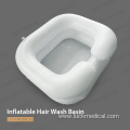 Inflatable Portable Hair Wash Basin Plastic for Patient